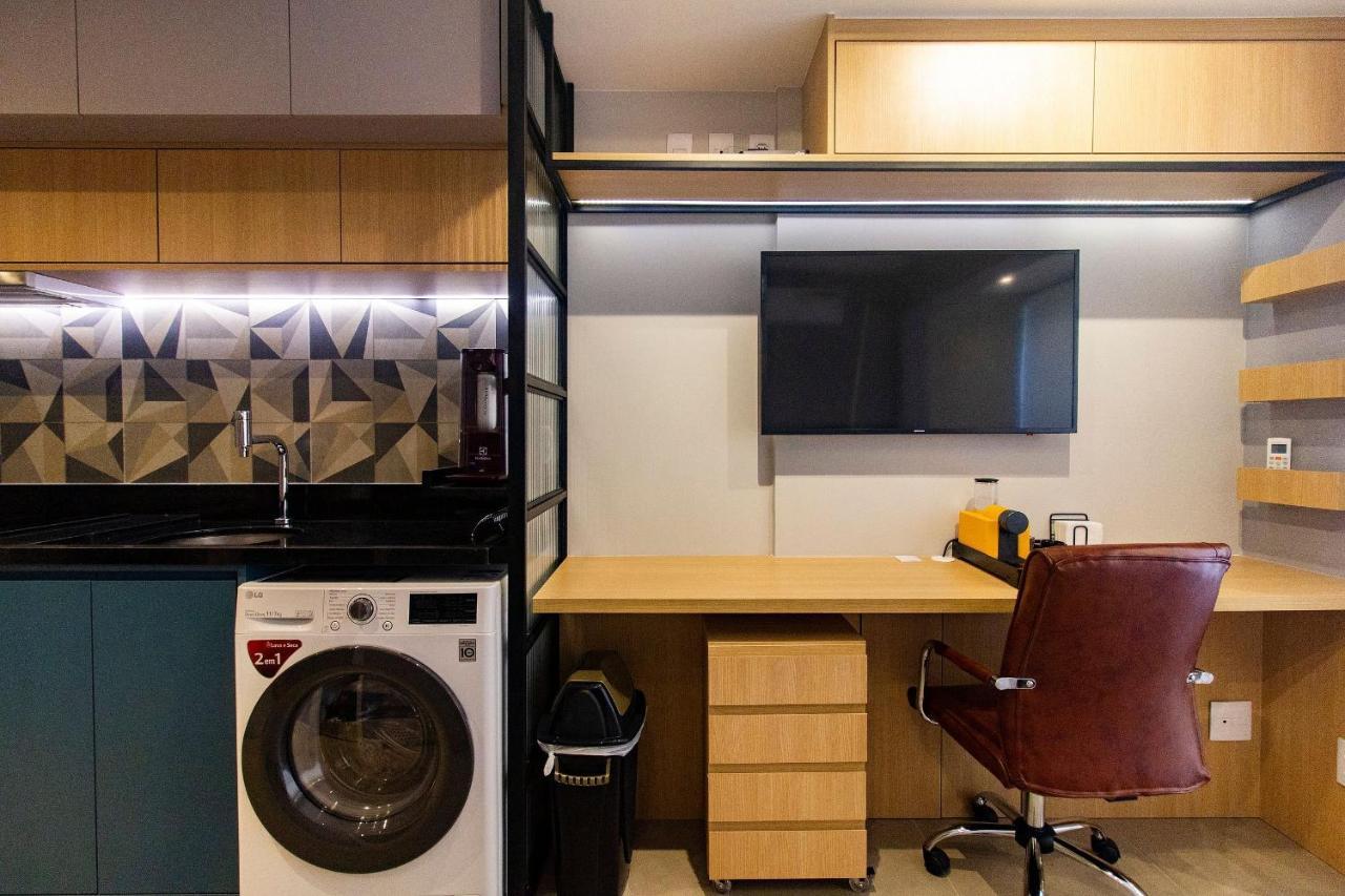 By Dabra - Studios Exclusivos Com Rooftop, Academia E Coworking Perto Da Avenida Paulista São Paulo Kültér fotó